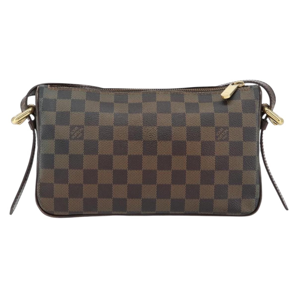 LOUIS VUITTON Damier Ebene Ravello GM Shoulder Bag N60006 LV Auth 155187