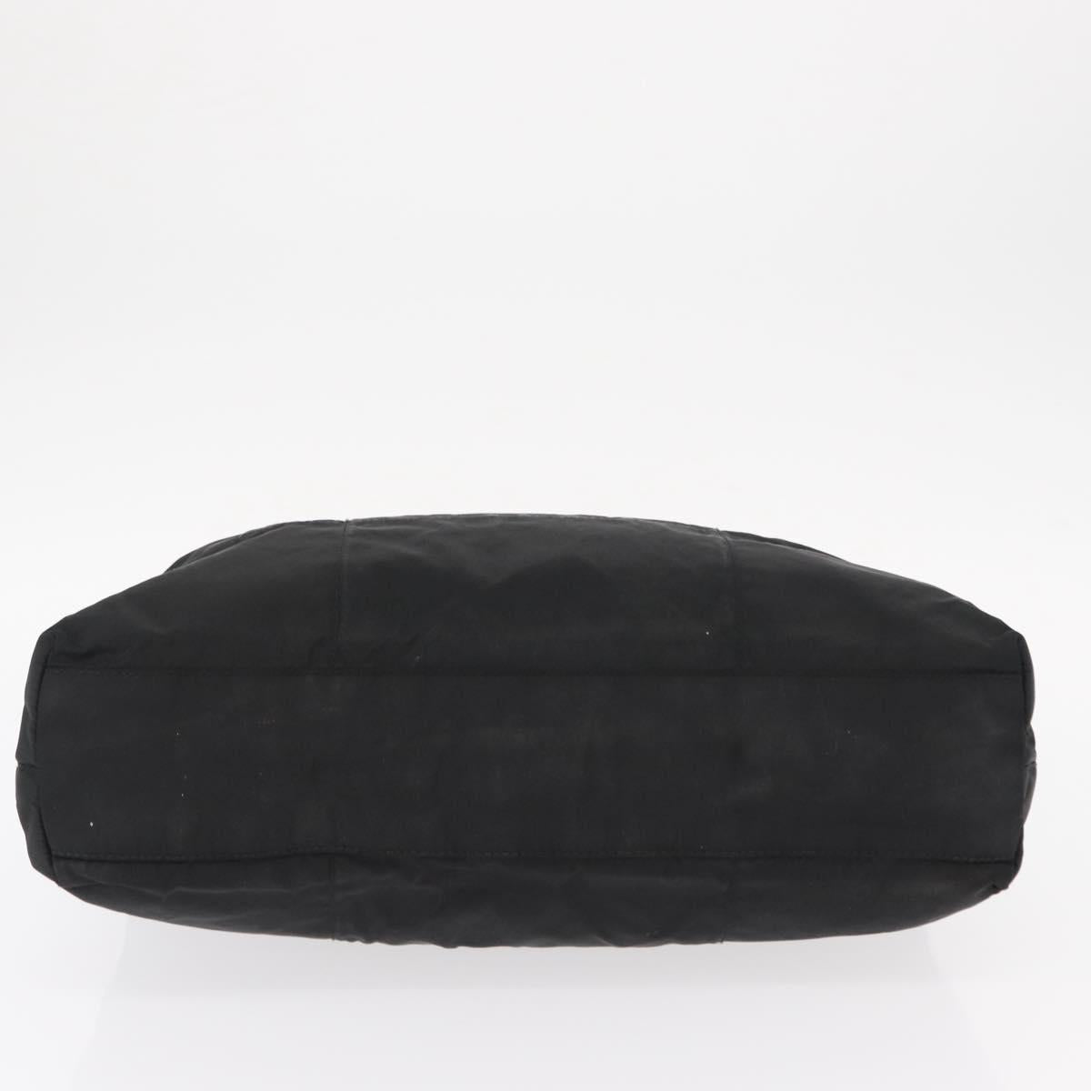 PRADA Tote Bag Nylon Black Auth 155194