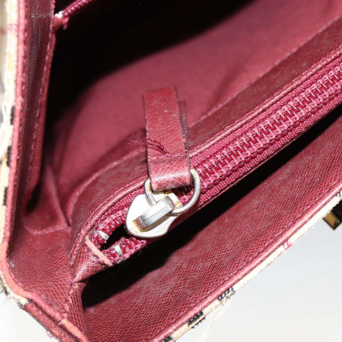 BURBERRY Nova Check Tote Bag Canvas Beige Gold Auth 155202