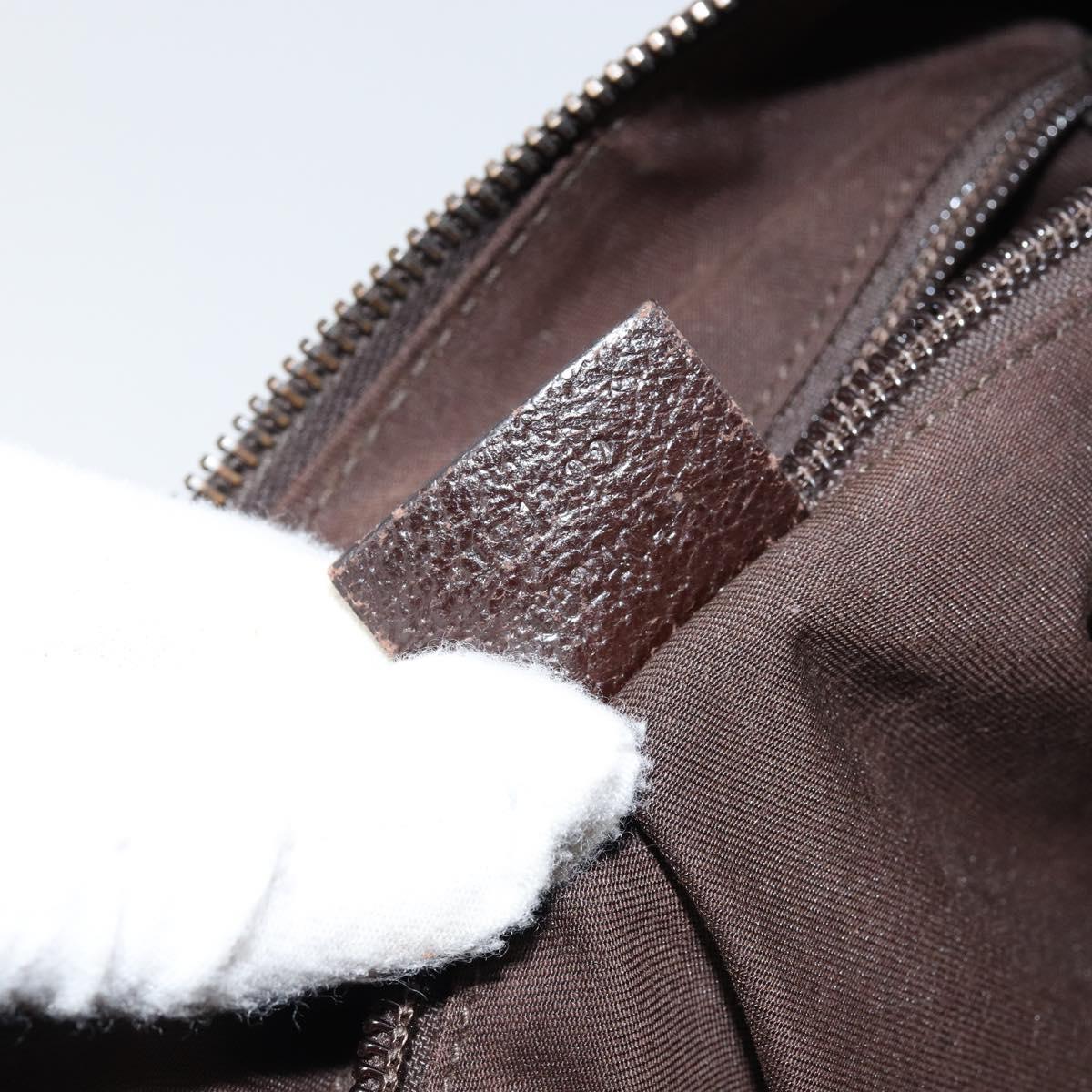 GUCCI GG Canvas Web Sherry Line Shoulder Bag Beige Red Green 181092 Auth 155208