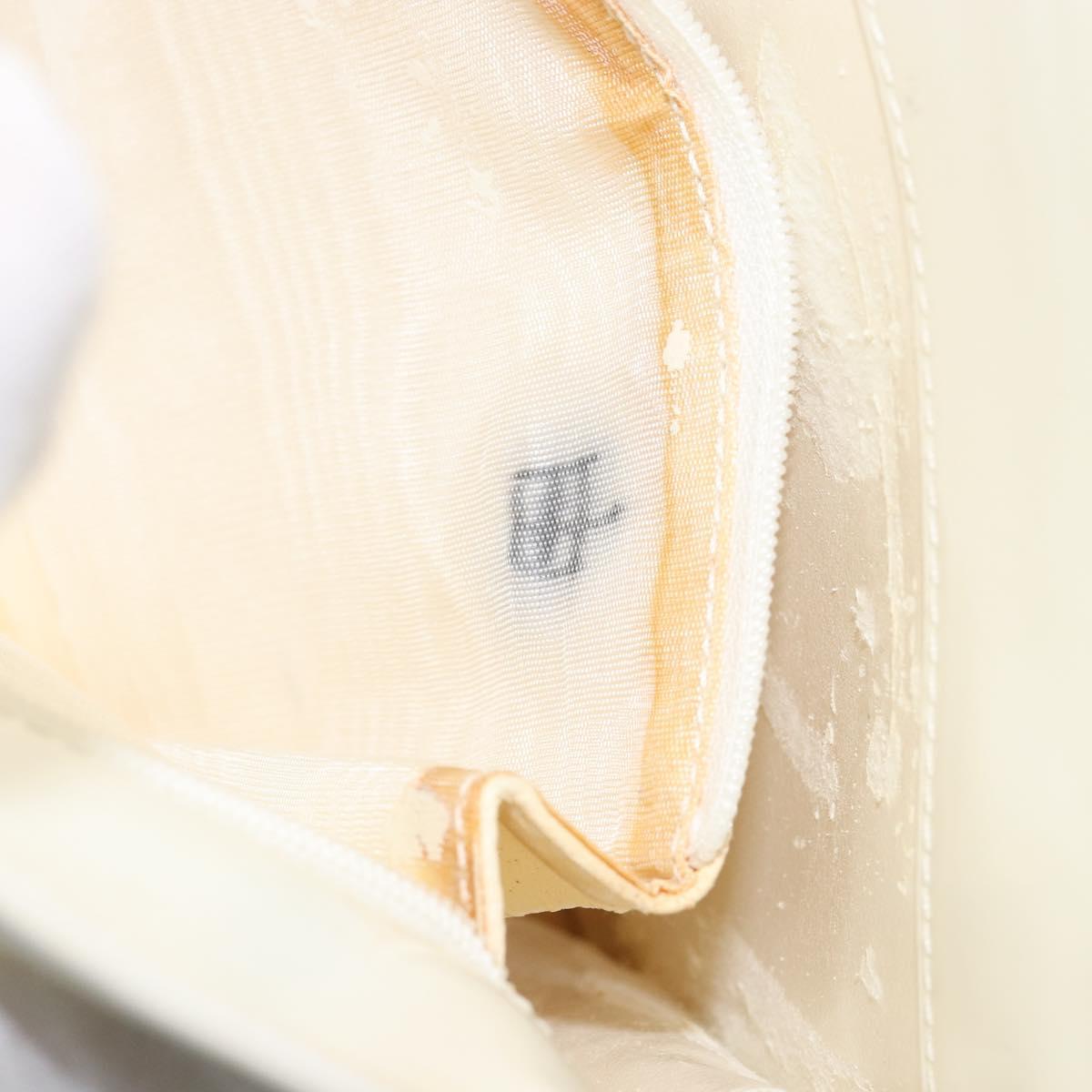 GUCCI Shoulder Bag Patent leather White 001 3034 2123 Auth 155209