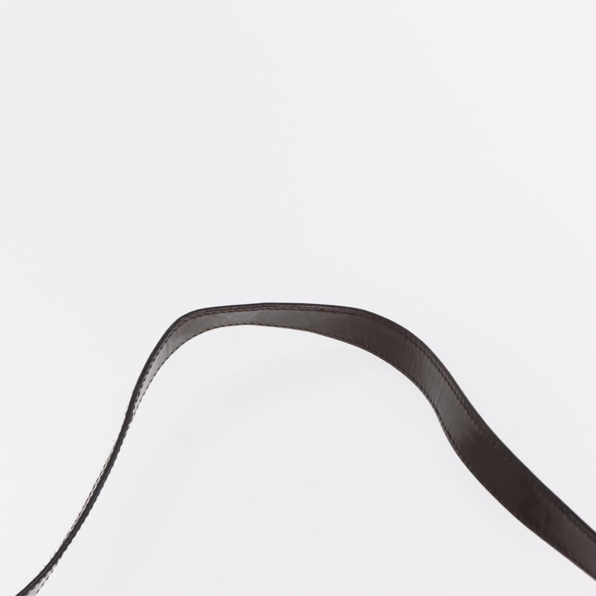 GUCCI Bamboo Hand Bag Nylon 2way Khaki Silver 003 2854 0060 5 Auth 155210