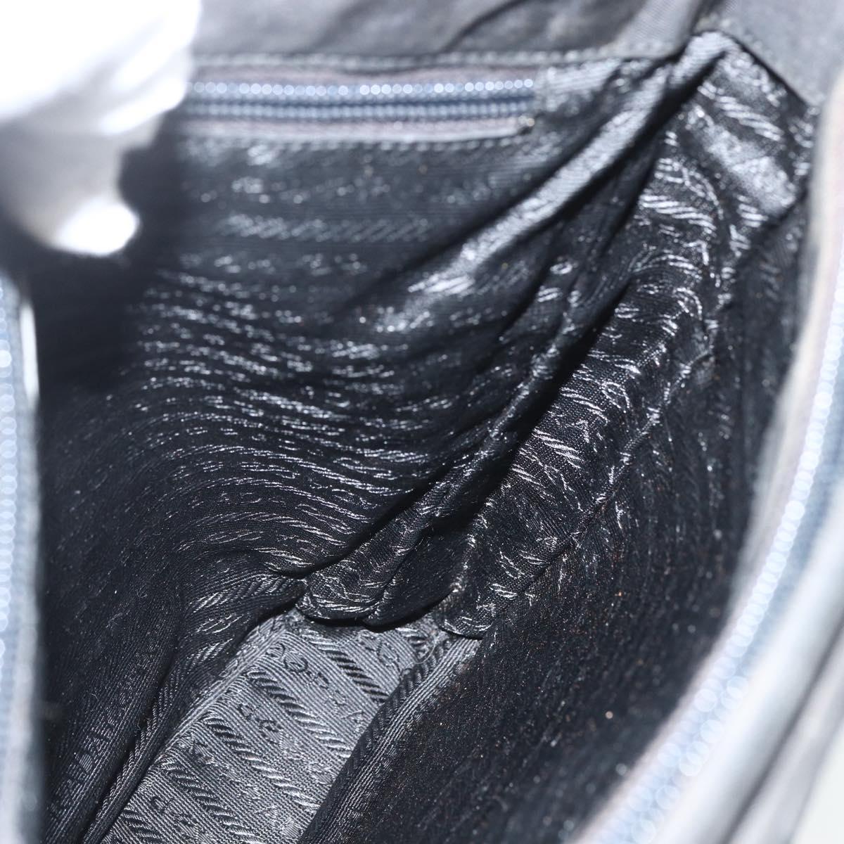 PRADA Tote Bag Nylon Black Auth 155212