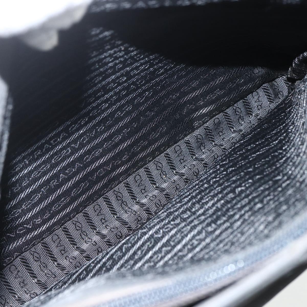 PRADA Tote Bag Nylon Black Auth 155212