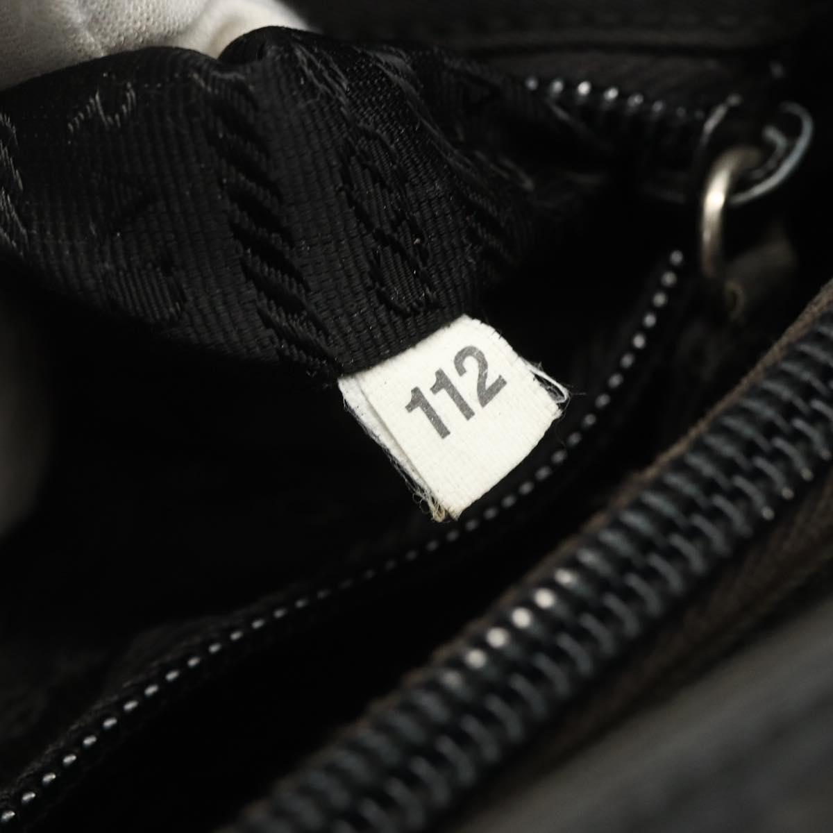 PRADA Tote Bag Nylon Black Auth 155212