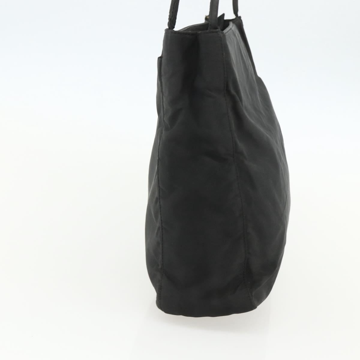 PRADA Tote Bag Nylon Black Auth 155212