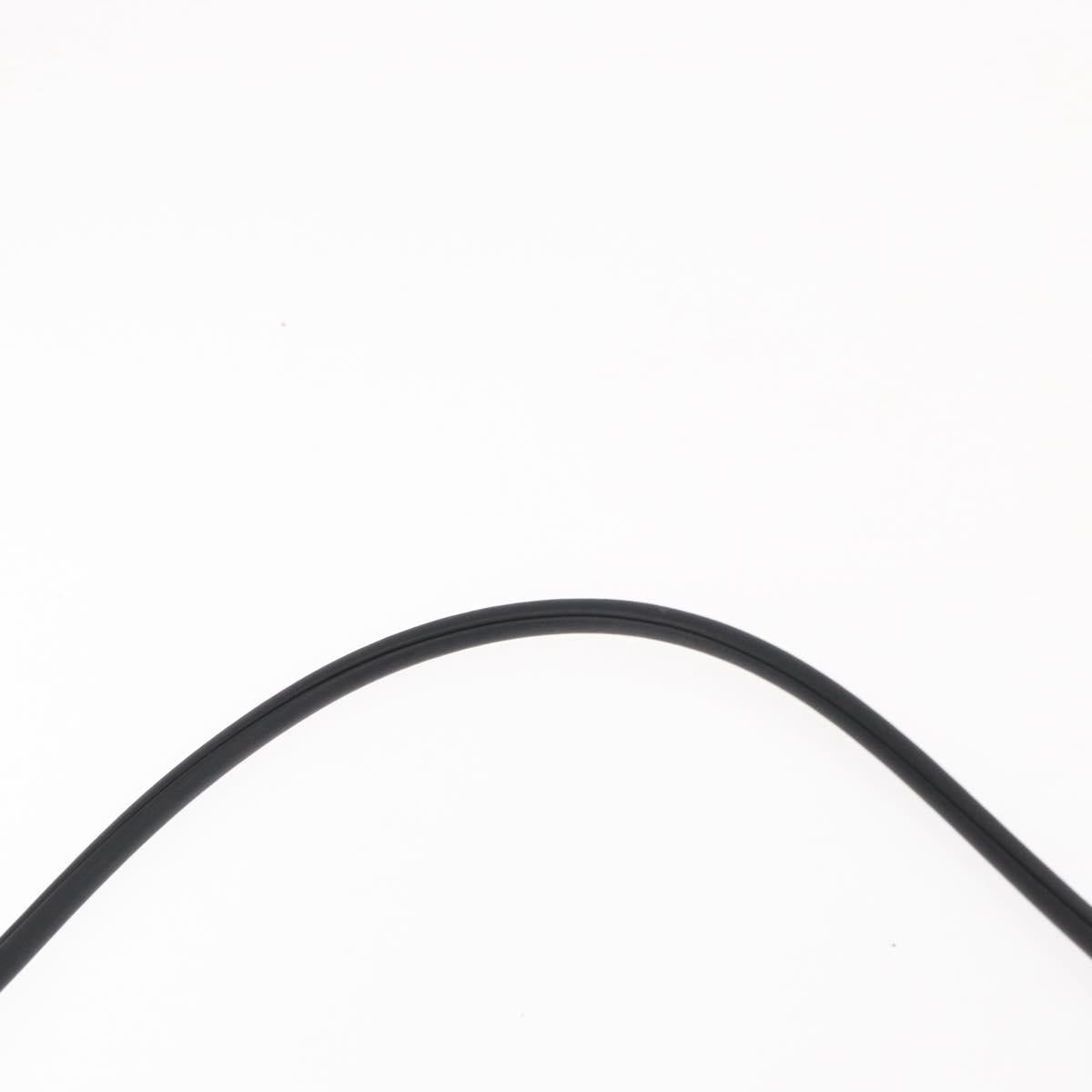 GUCCI GG Canvas Shoulder Bag Black Silver 001 3814 Auth 155222