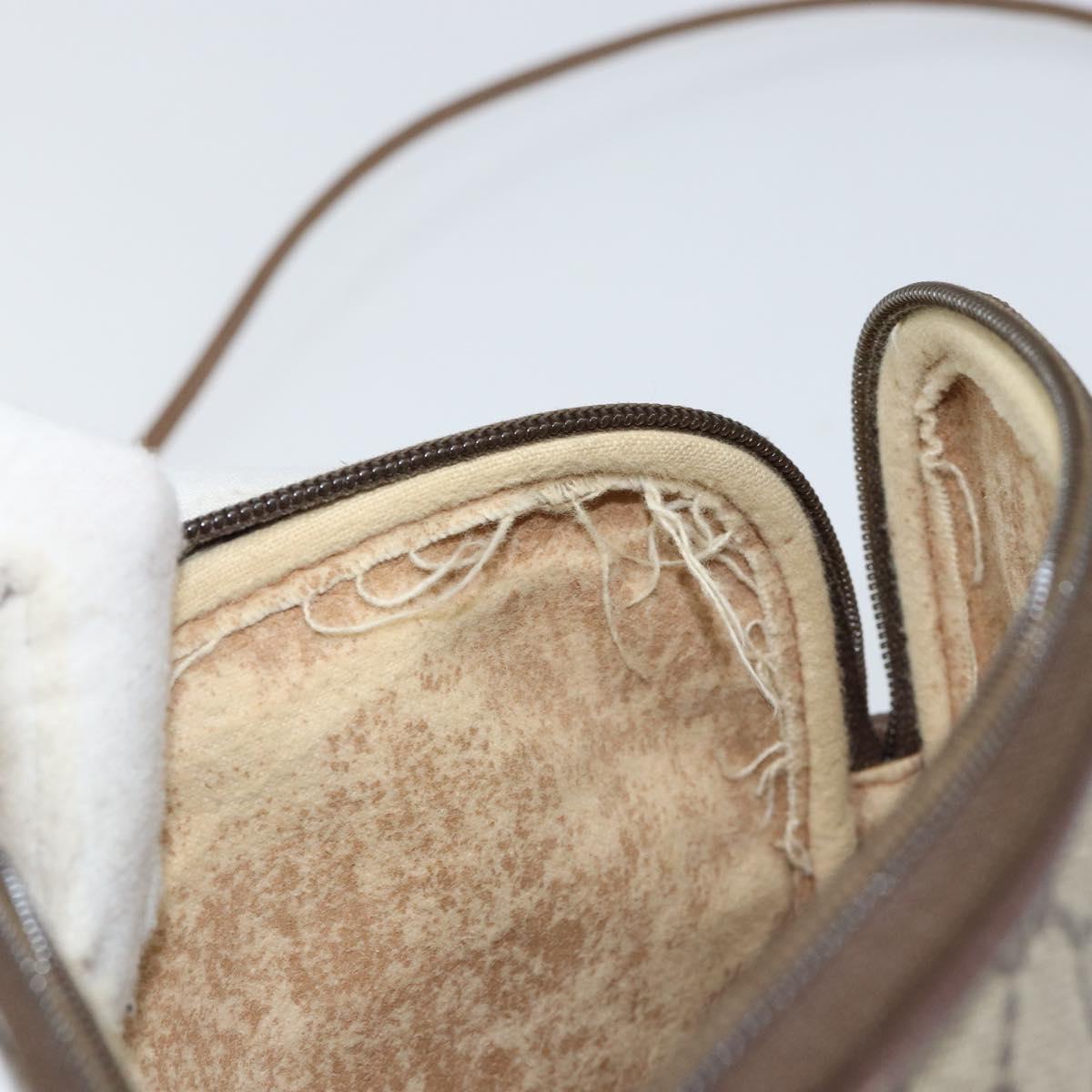 GUCCI GG Supreme Shoulder Bag PVC Beige Gold 97 02 068 Auth 155224