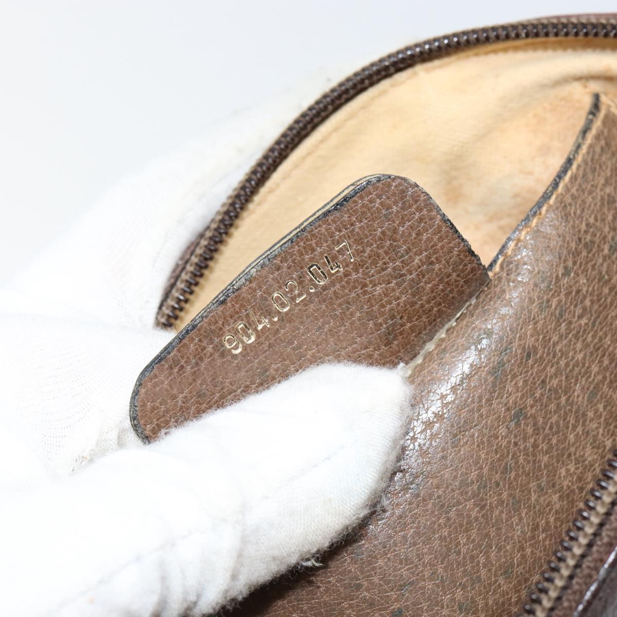 GUCCI GG Supreme Web Sherry Line Shoulder Bag PVC Beige 904 02 047 Auth 155227