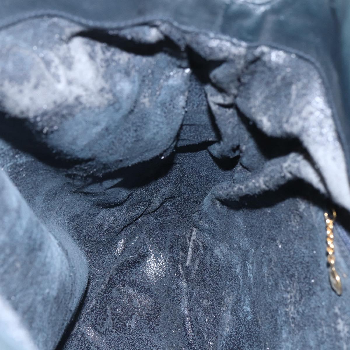 GUCCI Bamboo Hand Bag Leather 2way Black Gold 001 1014 1577 Auth 155231