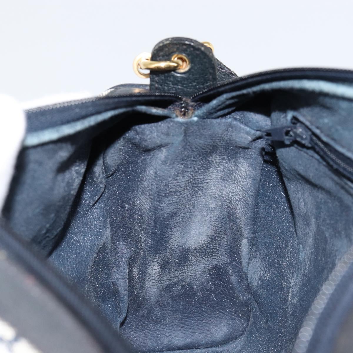 GUCCI GG Supreme Sherry Line Shoulder Bag PVC Red Navy 41 004 4464 Auth 155232