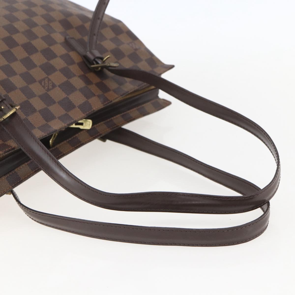 LOUIS VUITTON Damier Ebene Chelsea Tote Bag N51119 LV Auth 155238