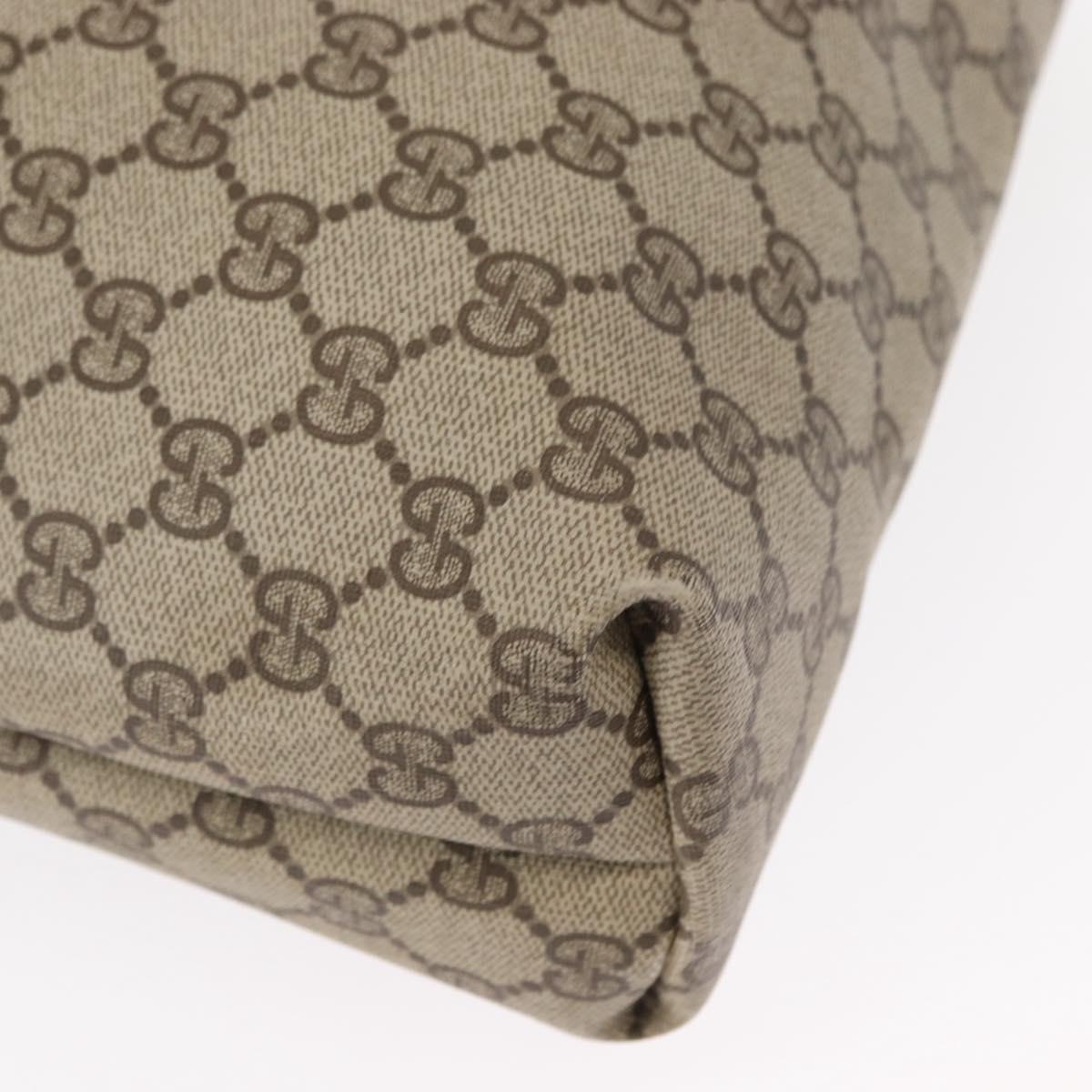 GUCCI GG Supreme Web Sherry Line Bag PVC Beige Red Green 02 003 53 Auth 155240