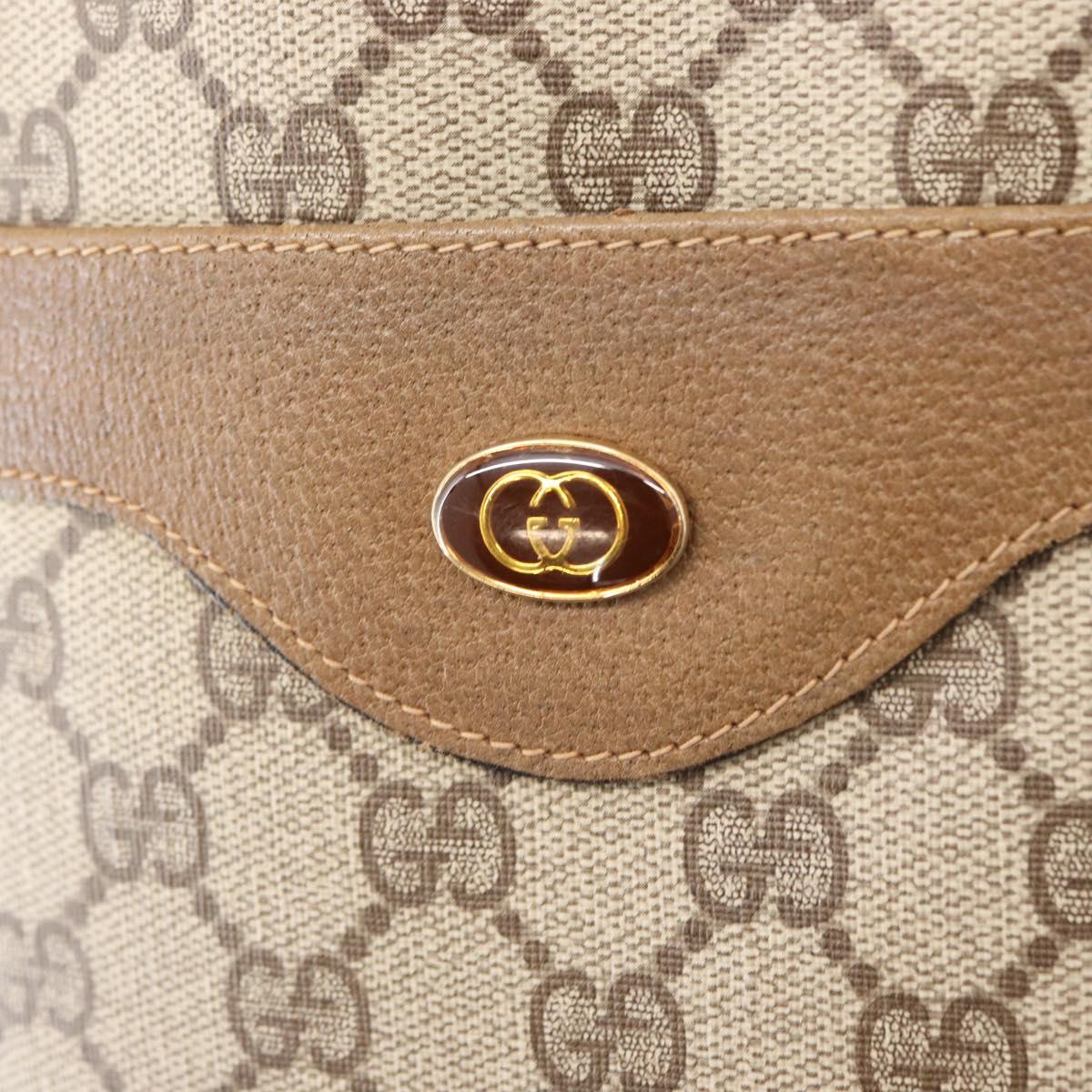 GUCCI GG Supreme Web Sherry Line Bag PVC Beige Red Green 02 003 53 Auth 155240