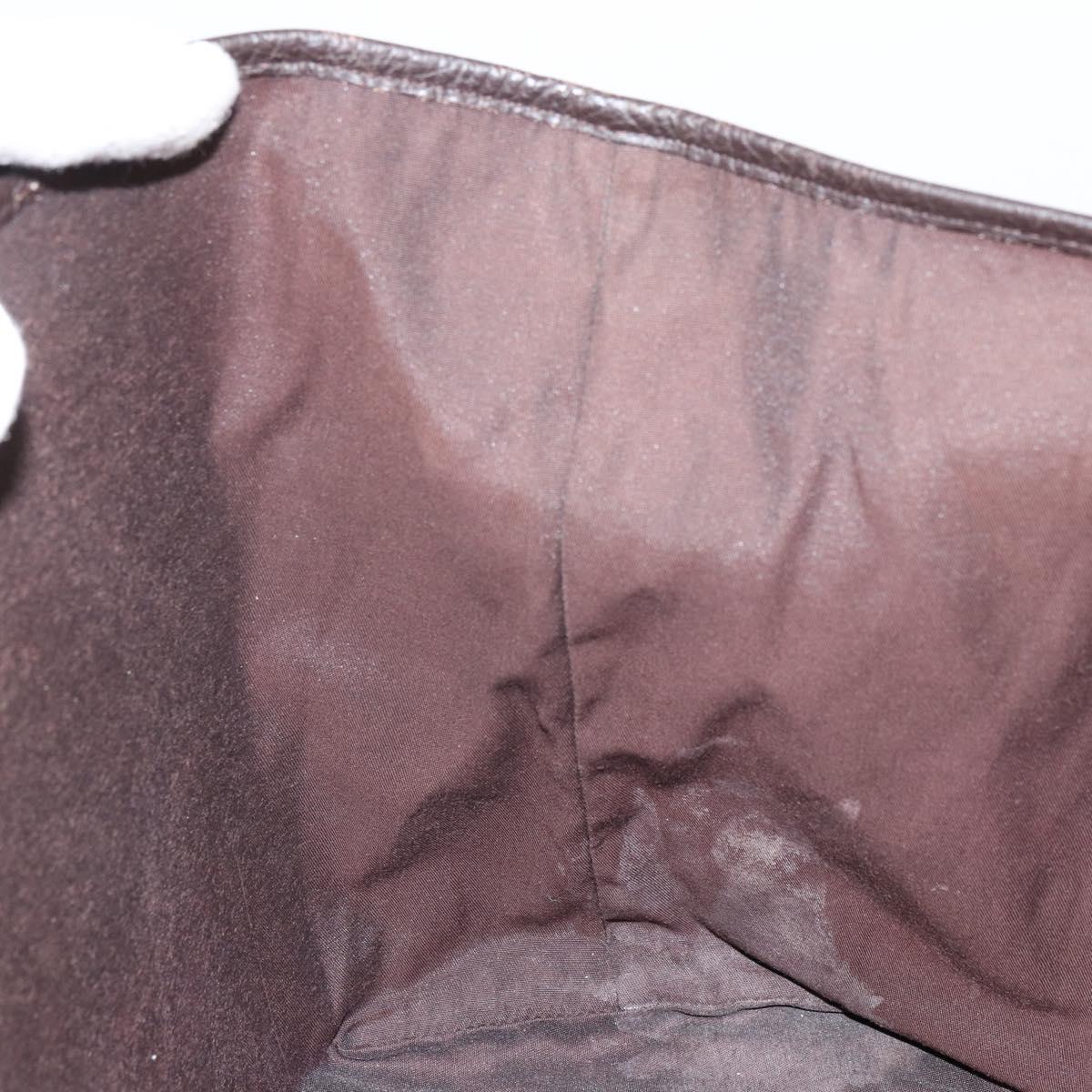 GUCCI GG Crystal Tote Bag Coated Canvas Brown 257298 Auth 155244