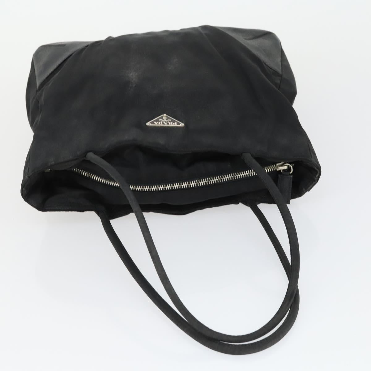 PRADA Bag Nylon 2 Set Black Auth 155249