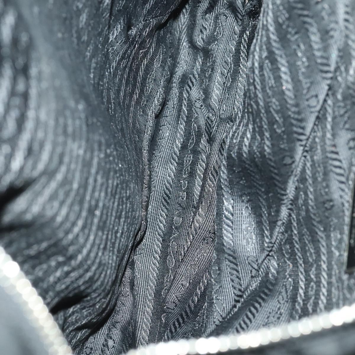 PRADA Bag Nylon 2 Set Black Auth 155249
