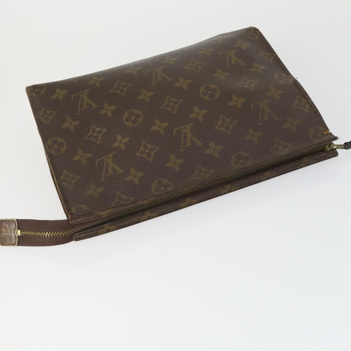 LOUIS VUITTON Monogram Clutch Bag 3 Set LV Auth 155252