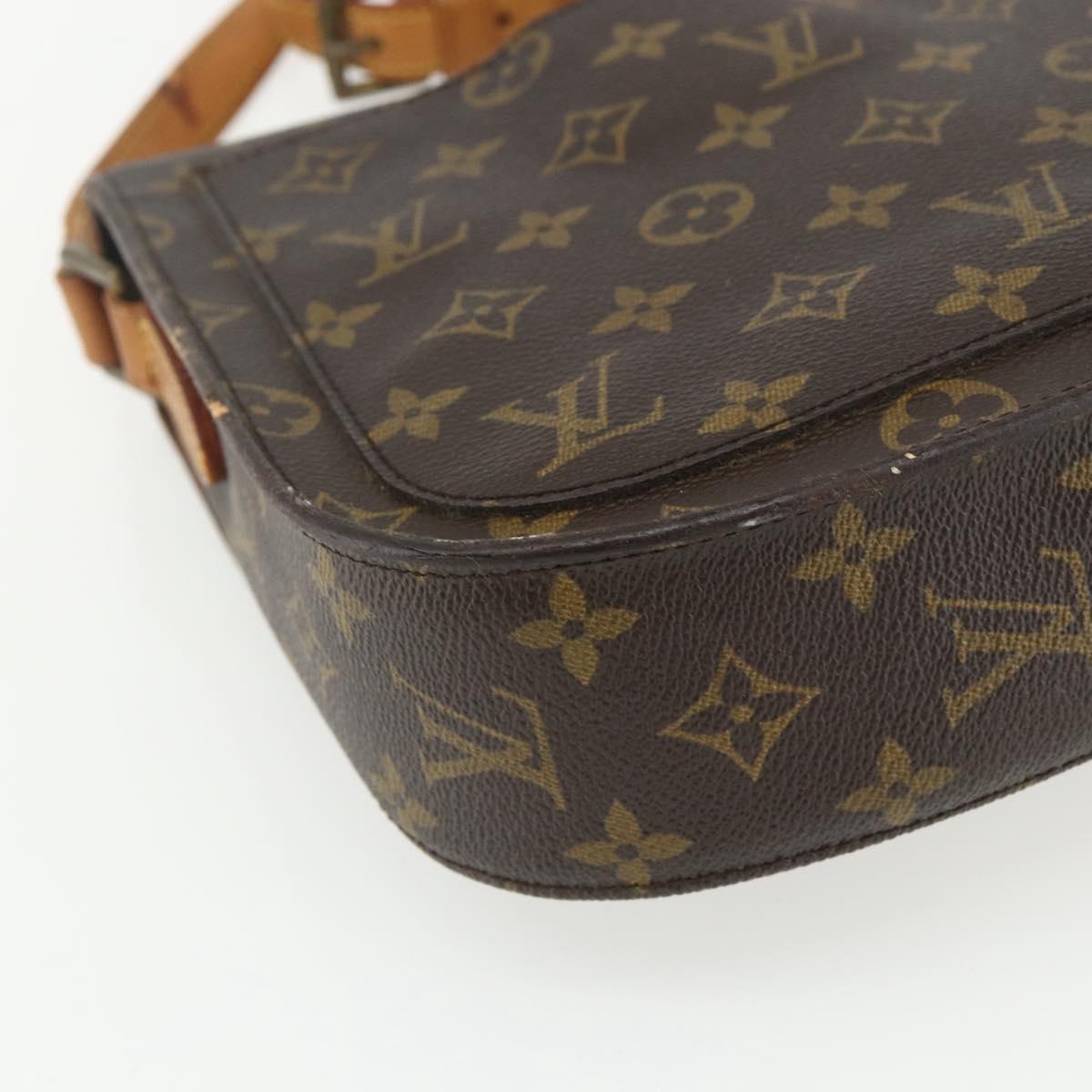 LOUIS VUITTON Monogram Saint Cloud GM Shoulder Bag M51242 LV Auth 155260
