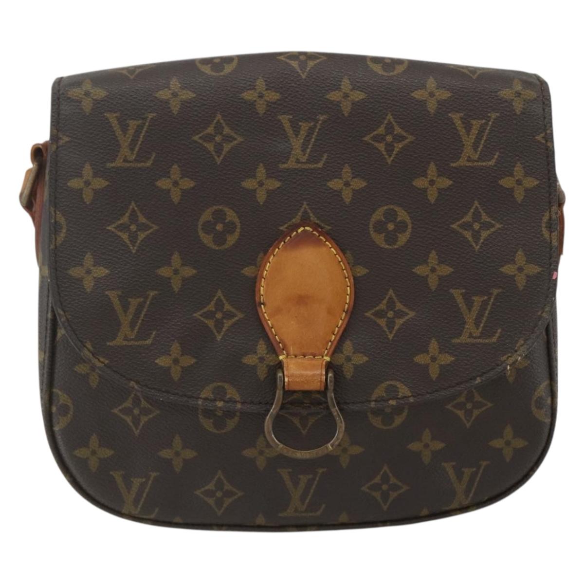 LOUIS VUITTON Monogram Saint Cloud GM Shoulder Bag M51242 LV Auth 155260