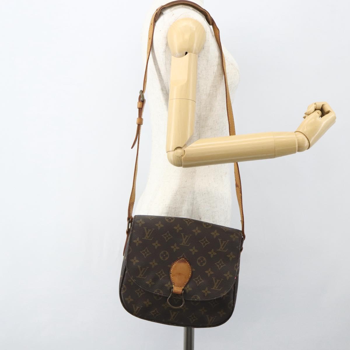 LOUIS VUITTON Monogram Saint Cloud GM Shoulder Bag M51242 LV Auth 155260