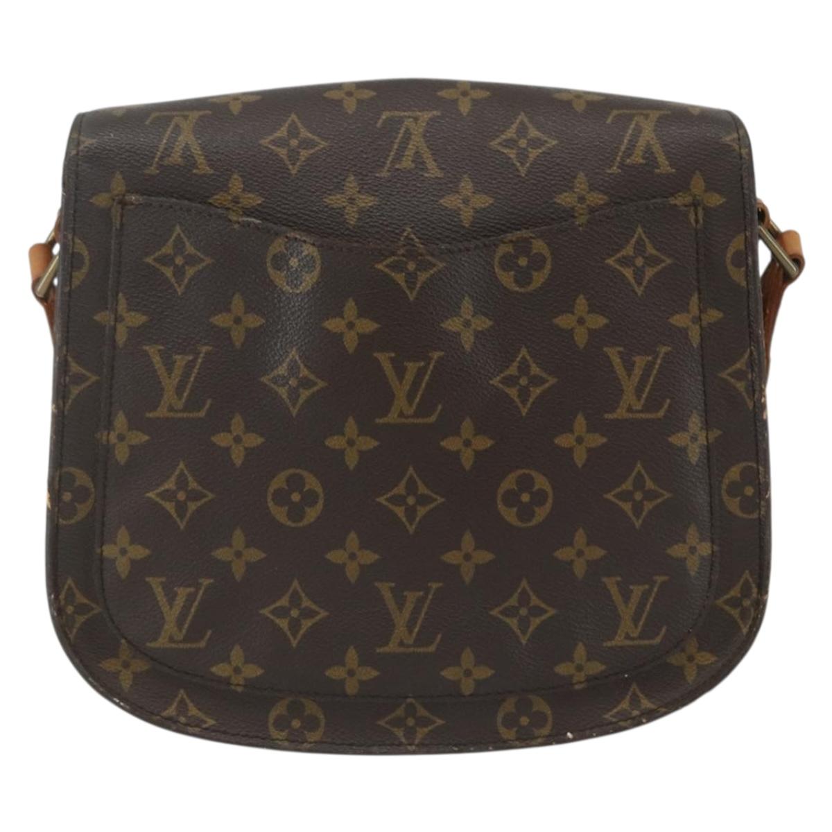 LOUIS VUITTON Monogram Saint Cloud GM Shoulder Bag M51242 LV Auth 155260