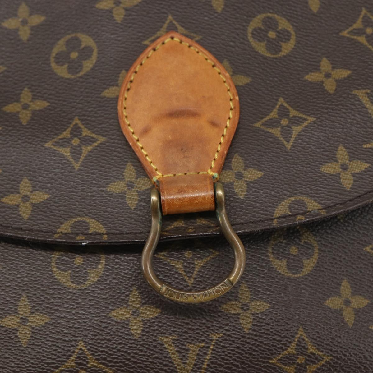 LOUIS VUITTON Monogram Saint Cloud GM Shoulder Bag M51242 LV Auth 155261