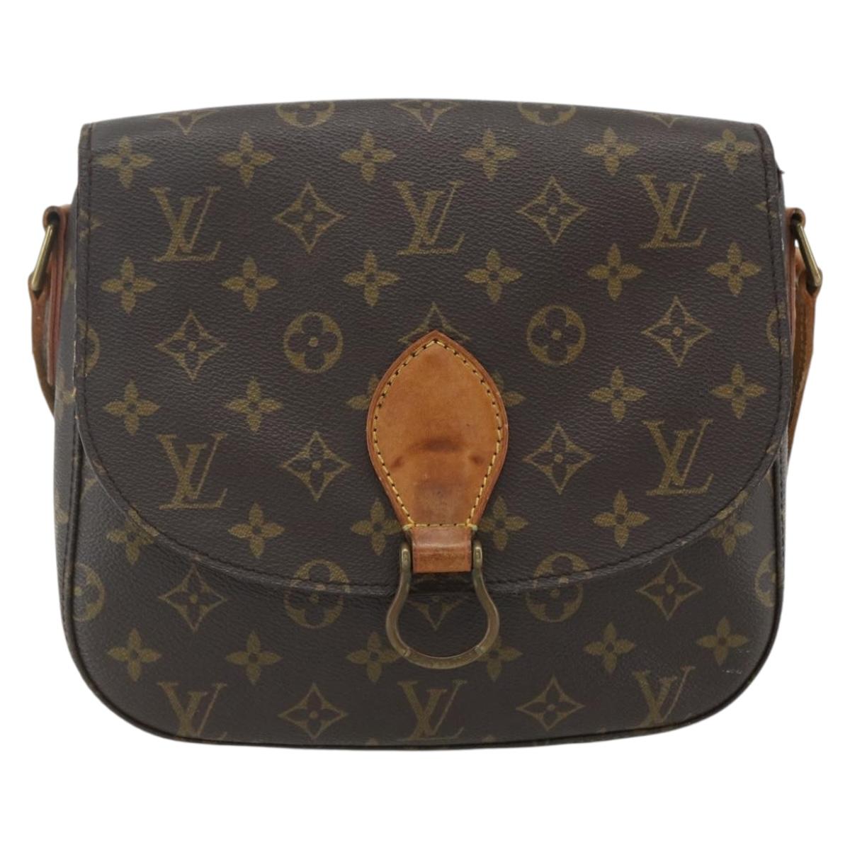LOUIS VUITTON Monogram Saint Cloud GM Shoulder Bag M51242 LV Auth 155261