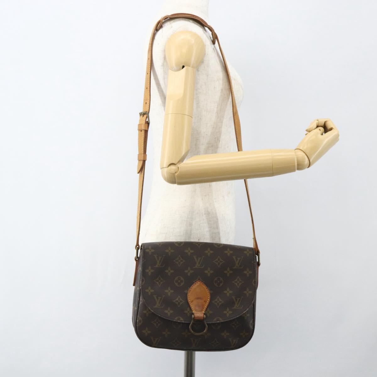 LOUIS VUITTON Monogram Saint Cloud GM Shoulder Bag M51242 LV Auth 155261