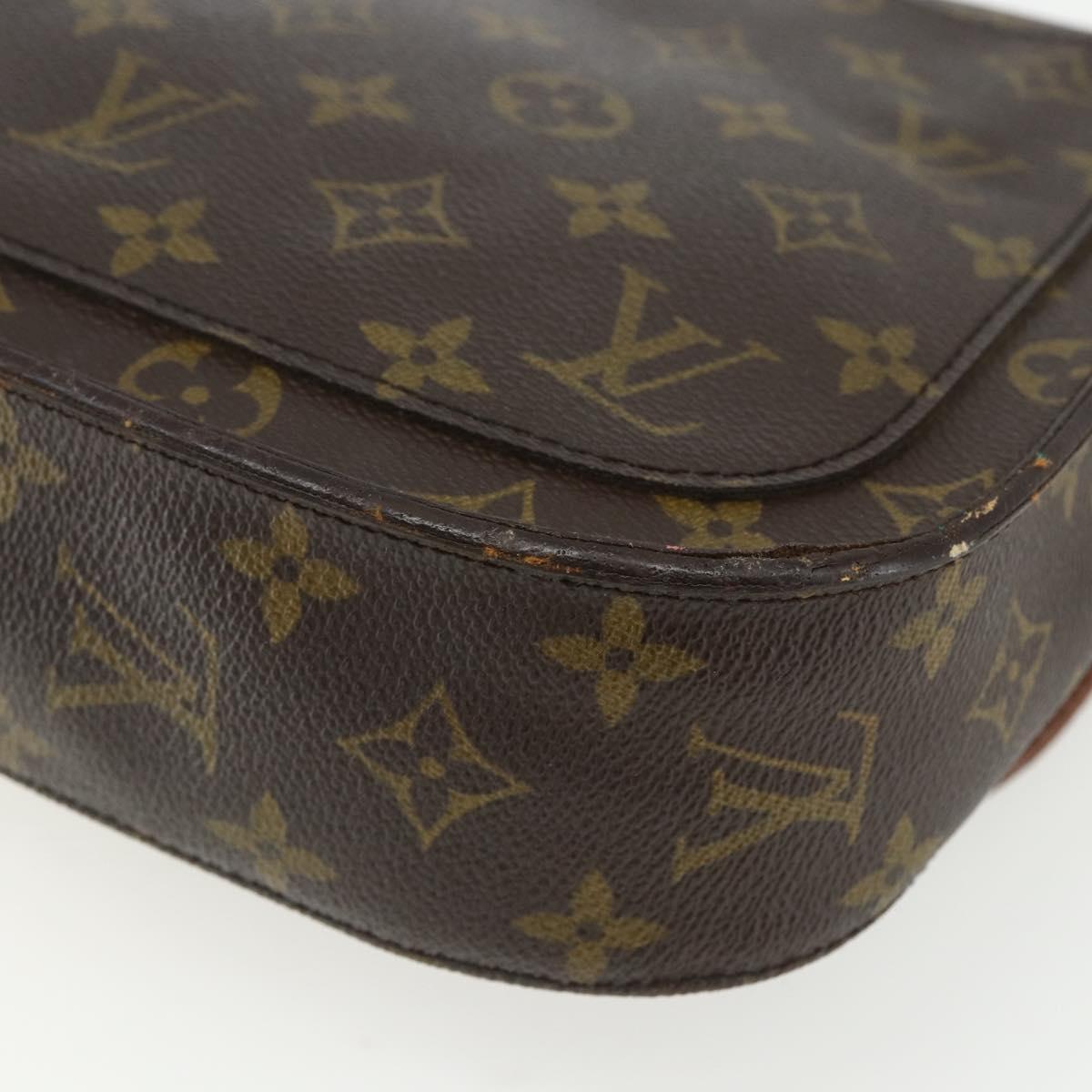 LOUIS VUITTON Monogram Saint Cloud GM Shoulder Bag M51242 LV Auth 155262