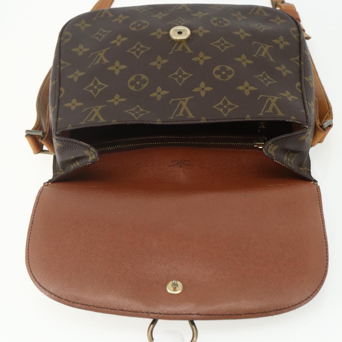 LOUIS VUITTON Monogram Saint Cloud GM Shoulder Bag M51242 LV Auth 155262