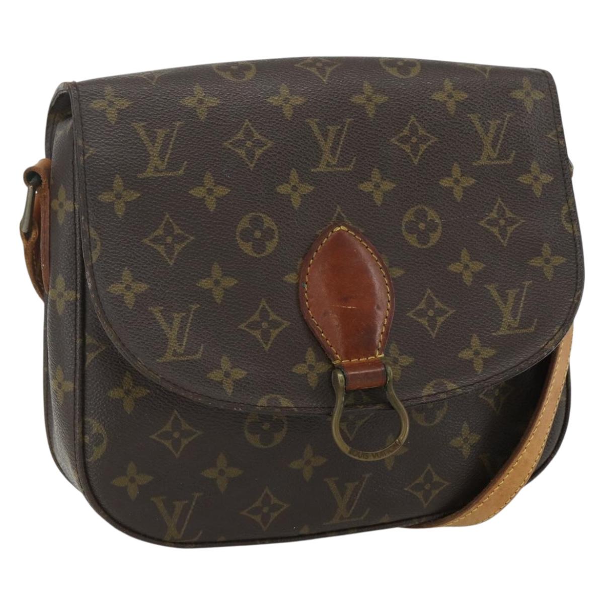 LOUIS VUITTON Monogram Saint Cloud GM Shoulder Bag M51242 LV Auth 155262