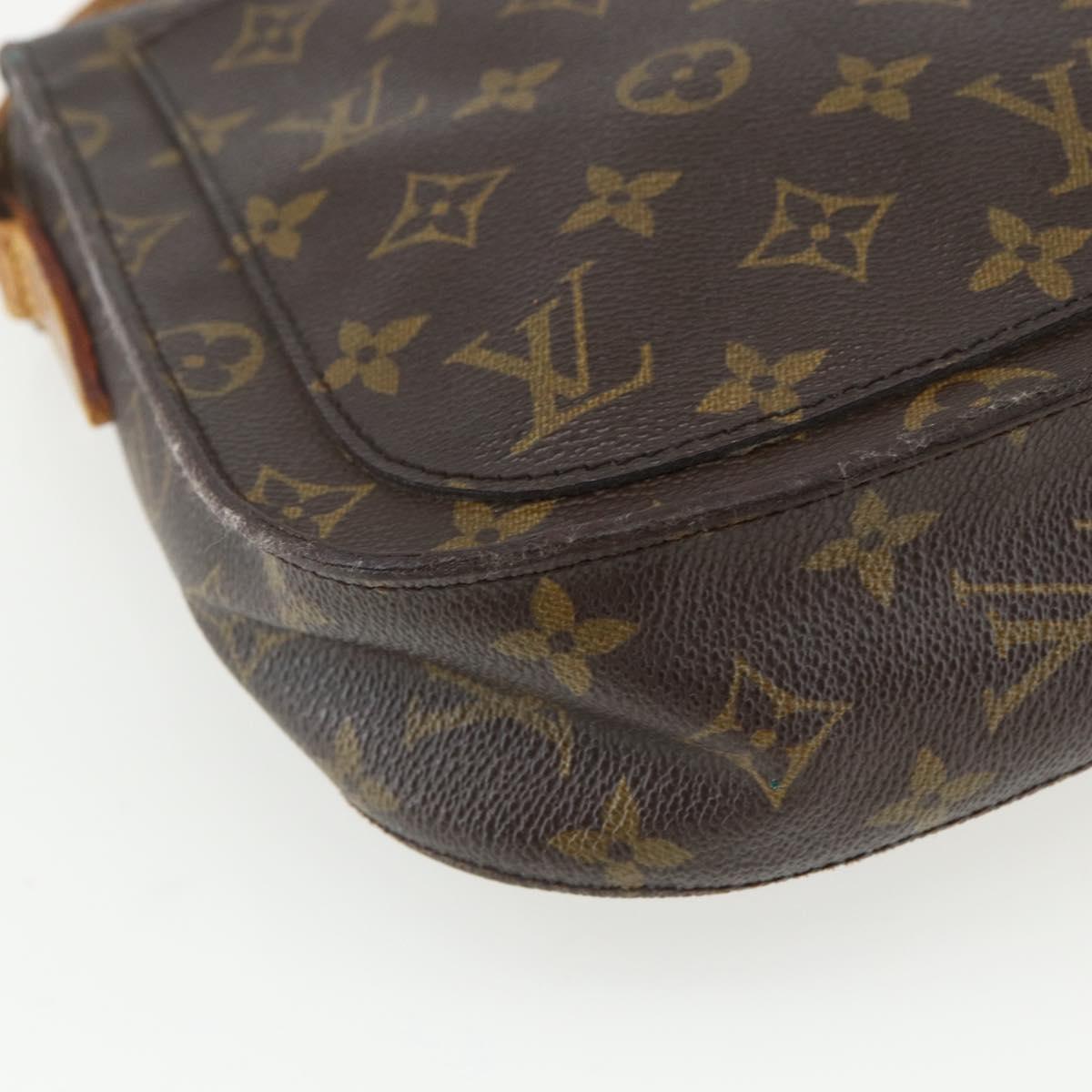 LOUIS VUITTON Monogram Saint Cloud GM Shoulder Bag M51242 LV Auth 155263
