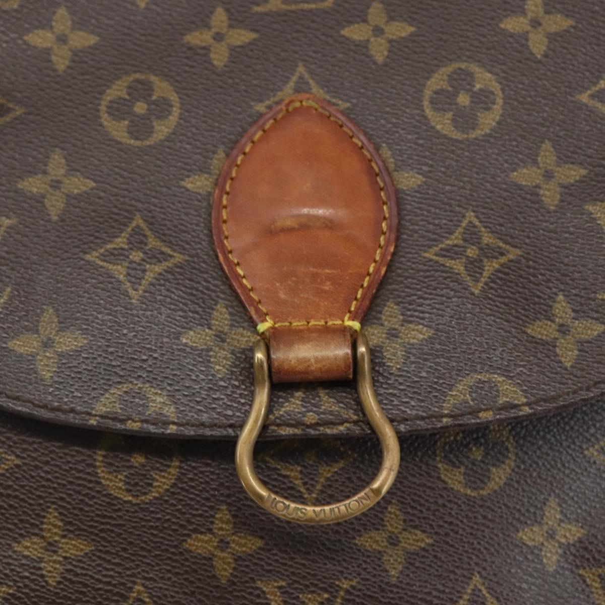 LOUIS VUITTON Monogram Saint Cloud GM Shoulder Bag M51242 LV Auth 155263