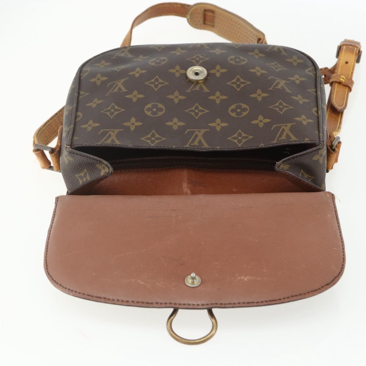 LOUIS VUITTON Monogram Saint Cloud GM Shoulder Bag M51242 LV Auth 155263