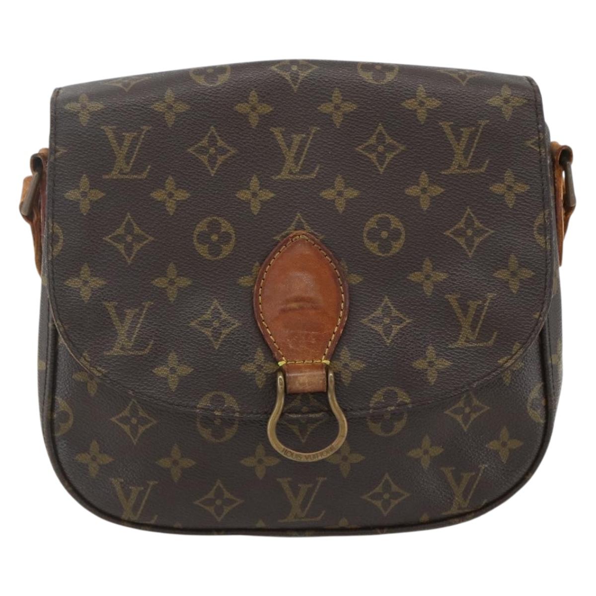 LOUIS VUITTON Monogram Saint Cloud GM Shoulder Bag M51242 LV Auth 155263