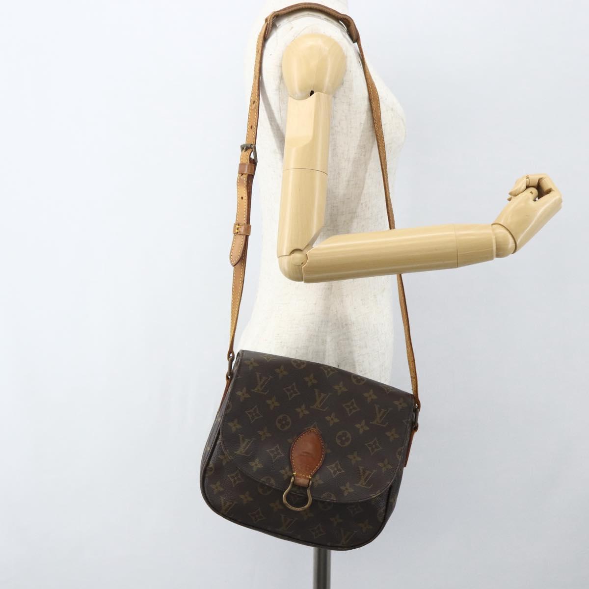 LOUIS VUITTON Monogram Saint Cloud GM Shoulder Bag M51242 LV Auth 155263