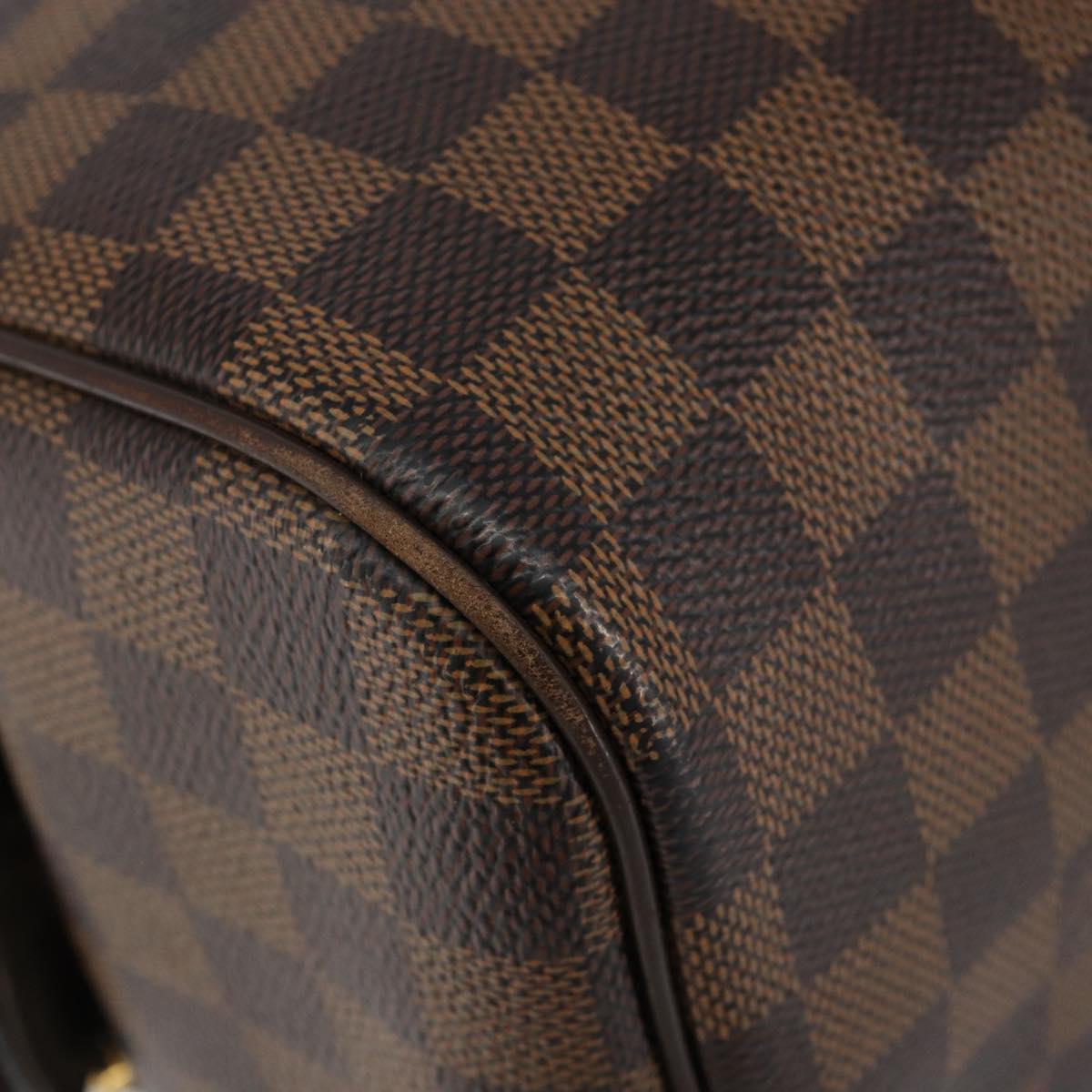 LOUIS VUITTON Damier Ebene Trousse Toilette King Size Pouch N47527 Auth 155272