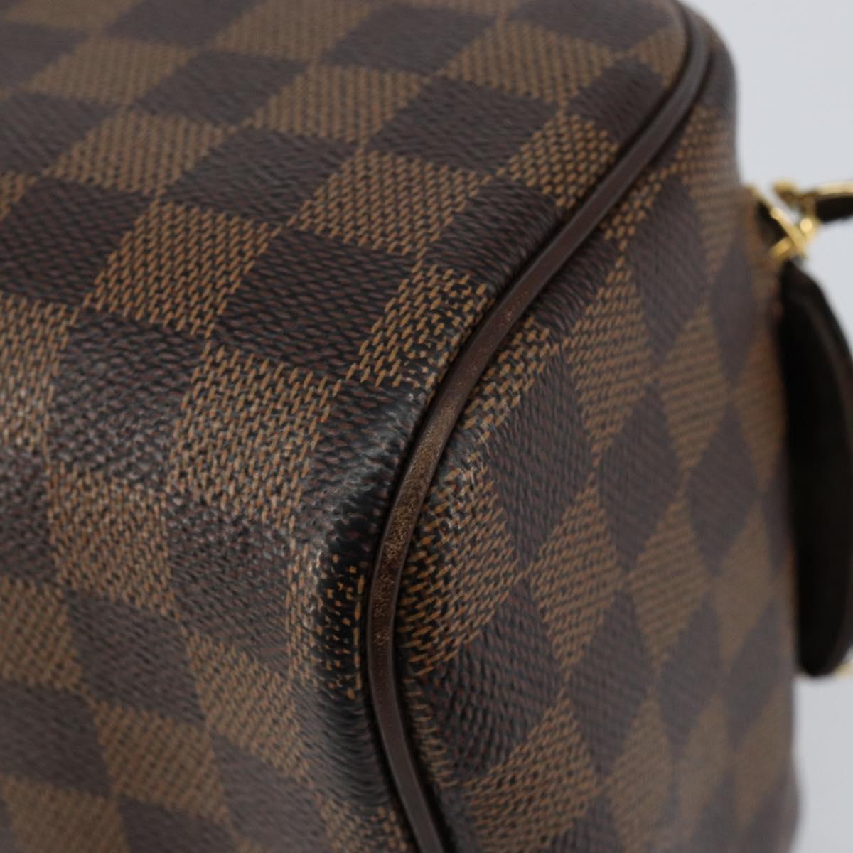 LOUIS VUITTON Damier Ebene Trousse Toilette King Size Pouch N47527 Auth 155272