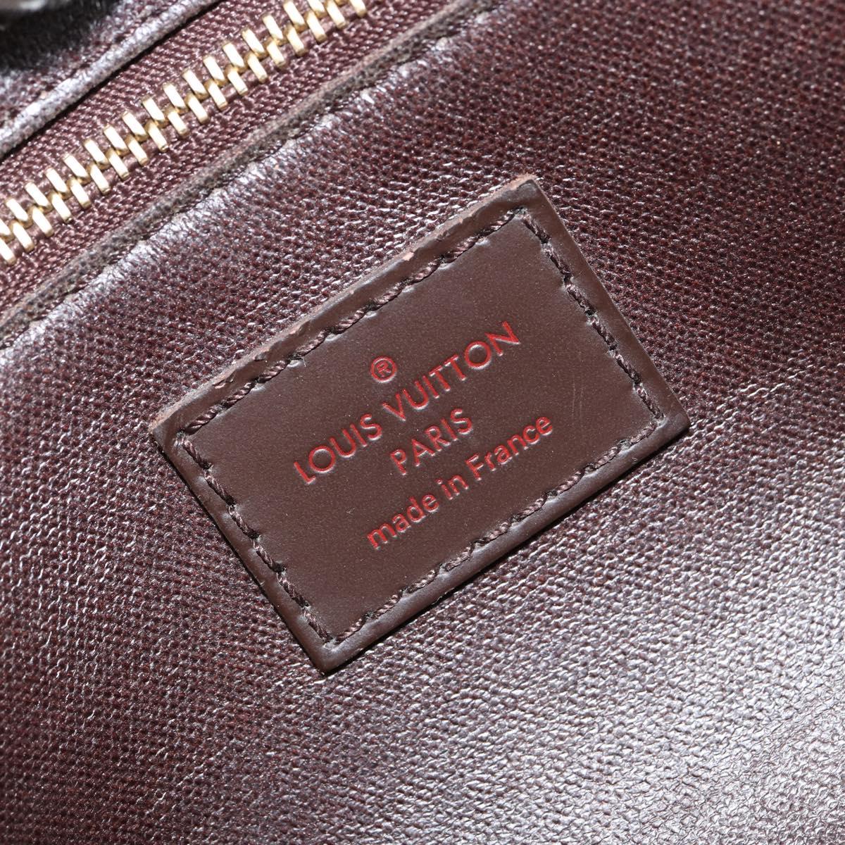 LOUIS VUITTON Damier Ebene Trousse Toilette King Size Pouch N47527 Auth 155272