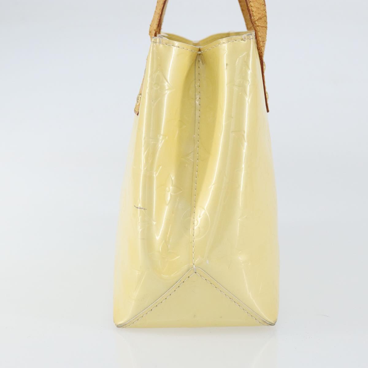 LOUIS VUITTON Monogram Vernis Reade PM Hand Bag Perle M91336 LV Auth 155276