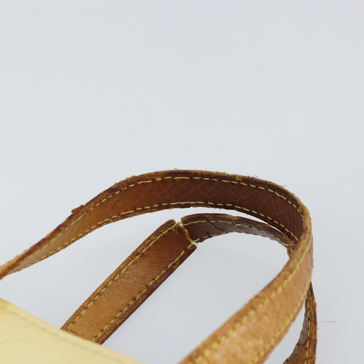 LOUIS VUITTON Monogram Vernis Reade PM Hand Bag Perle M91336 LV Auth 155276