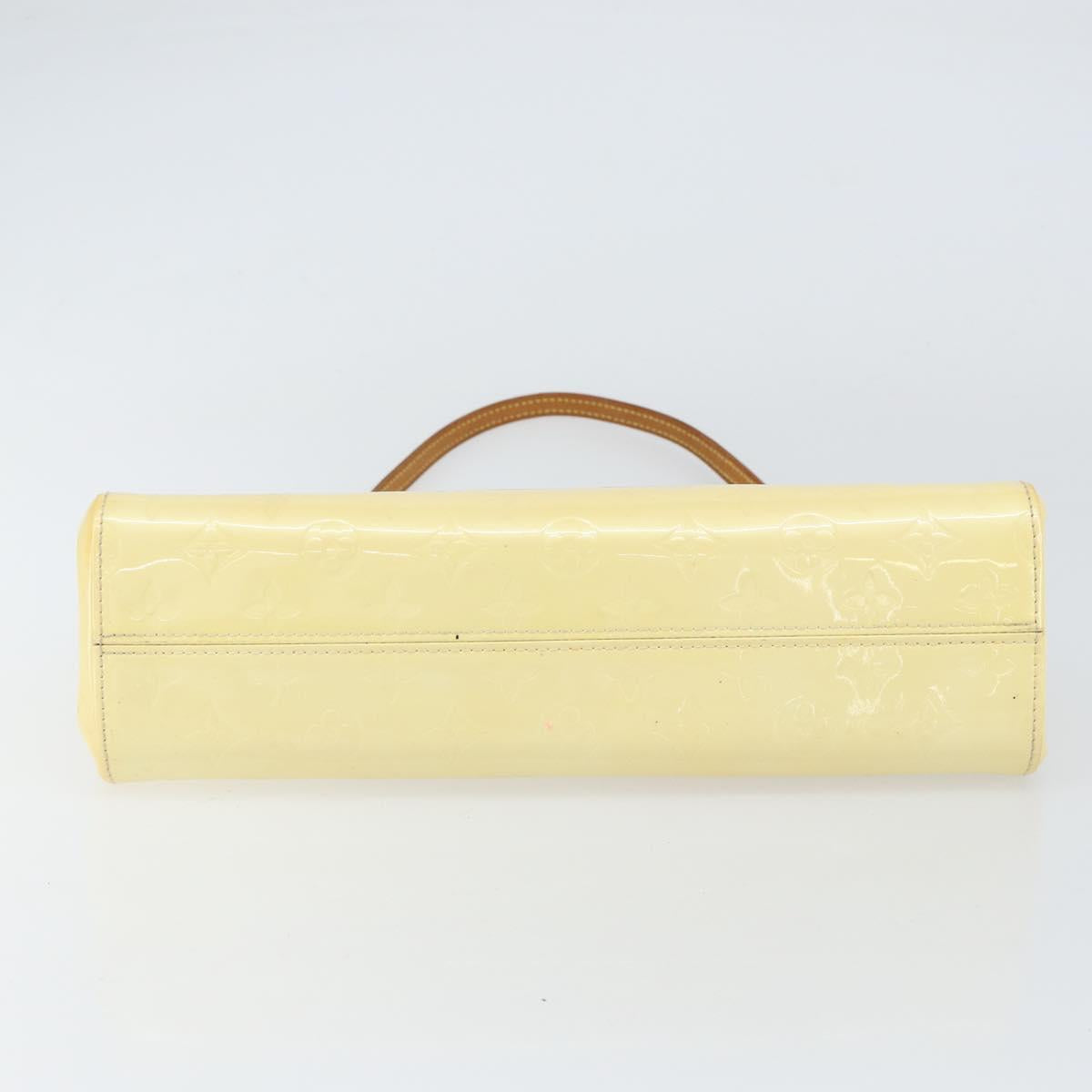 LOUIS VUITTON Monogram Vernis Roxbury Drive Hand Bag Perle M91374 LV Auth 155278