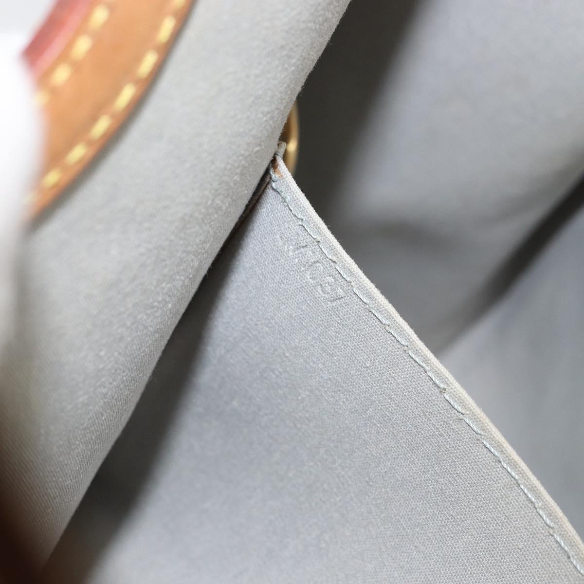 LOUIS VUITTON Monogram Vernis Roxbury Drive Hand Bag Perle M91374 LV Auth 155278