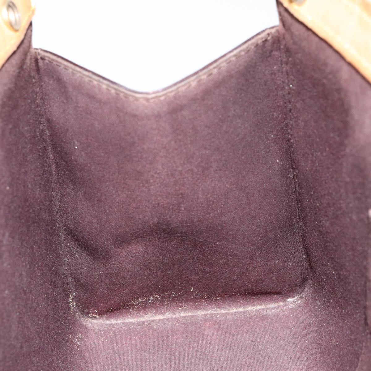 LOUIS VUITTON Monogram Vernis Roxbury Drive Hand Bag Amarante M91995 Auth 155279