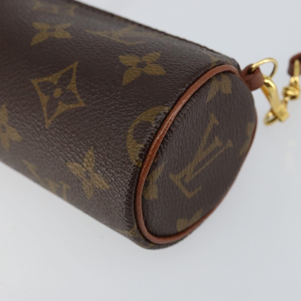 LOUIS VUITTON Monogram Papillon Pouch LV Auth 155280