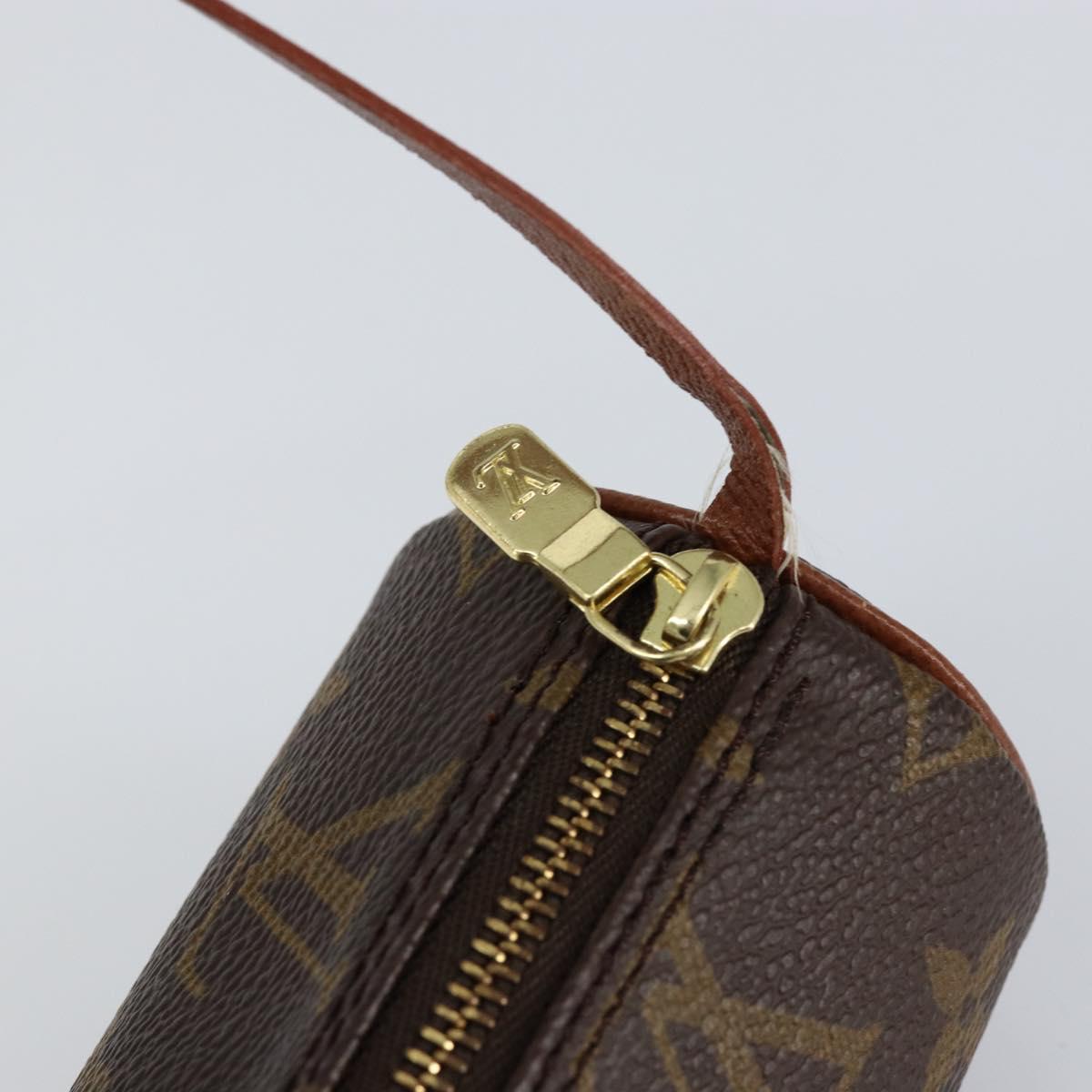 LOUIS VUITTON Monogram Papillon Pouch LV Auth 155280