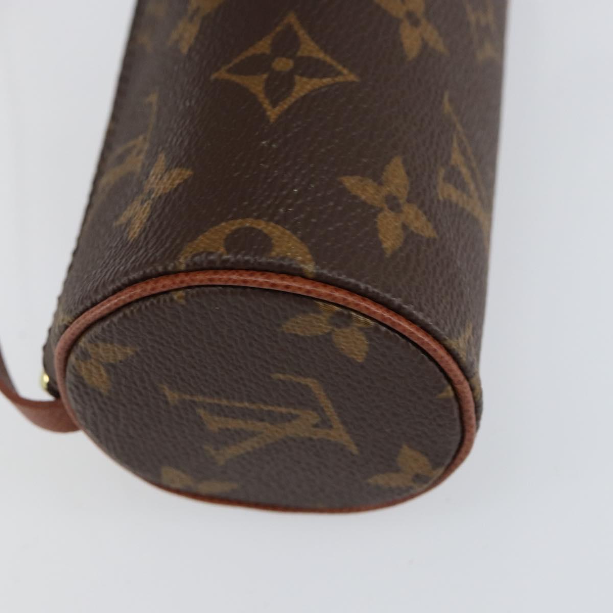 LOUIS VUITTON Monogram Papillon Pouch LV Auth 155281M