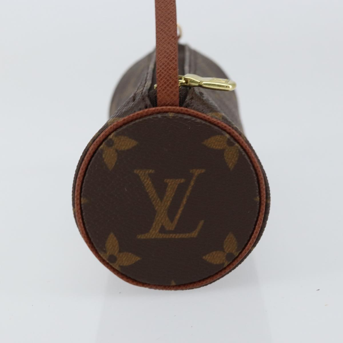 LOUIS VUITTON Monogram Papillon Pouch LV Auth 155281M