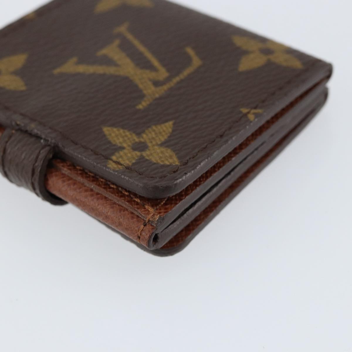 LOUIS VUITTON Monogram Porte Photo 4 Vole Photo Frame M58010 LV Auth 155283M